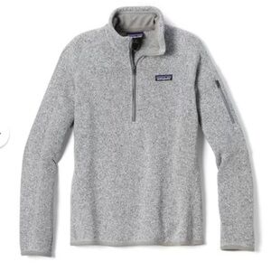 Patagonia W's Better Sweater 1/4 Zip - Birch White